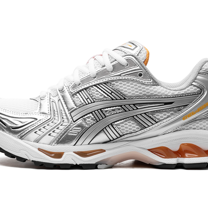 Gel Kayano 14 "Weiß Reines Silber Orange"
