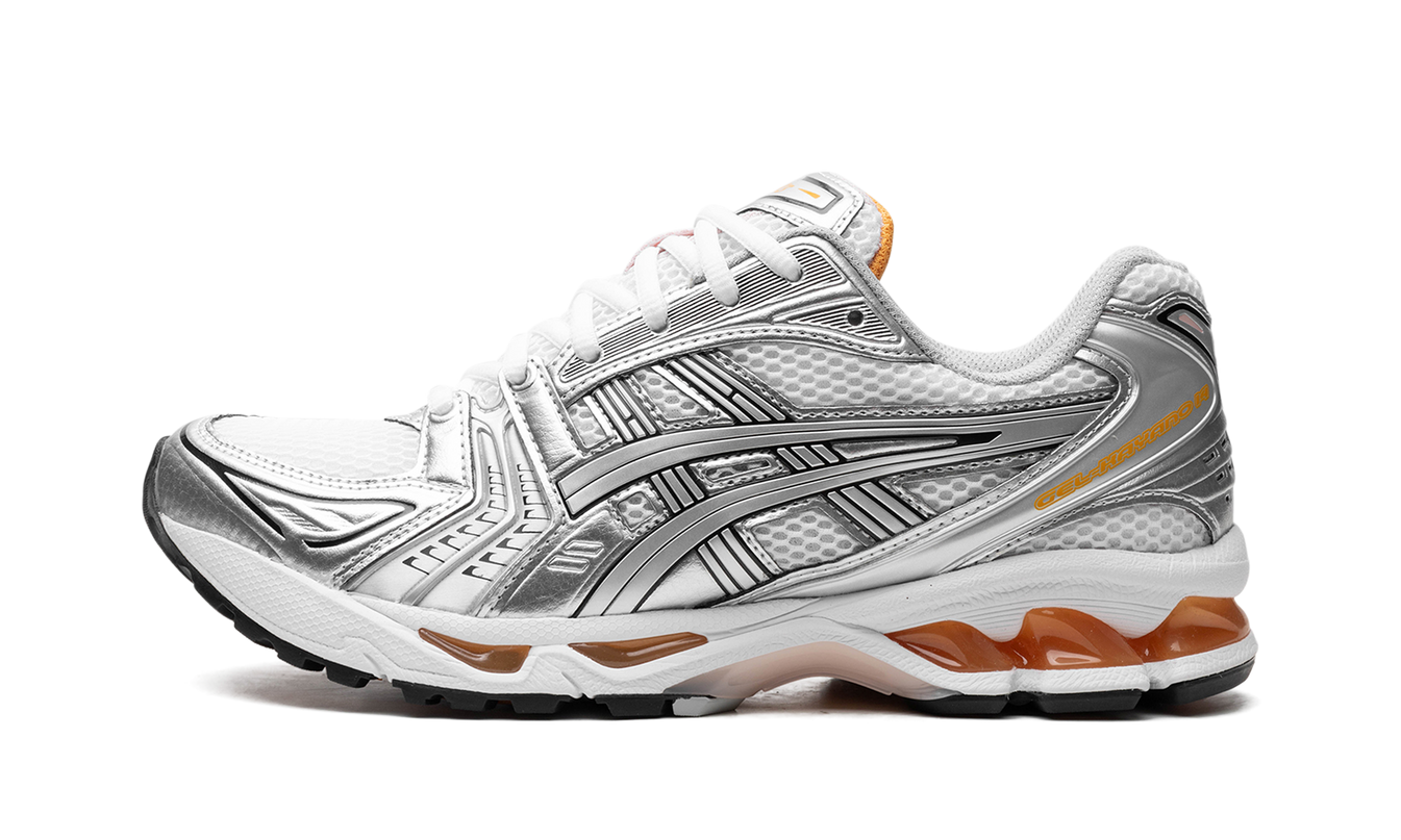 Gel Kayano 14 "Weiß Reines Silber Orange"