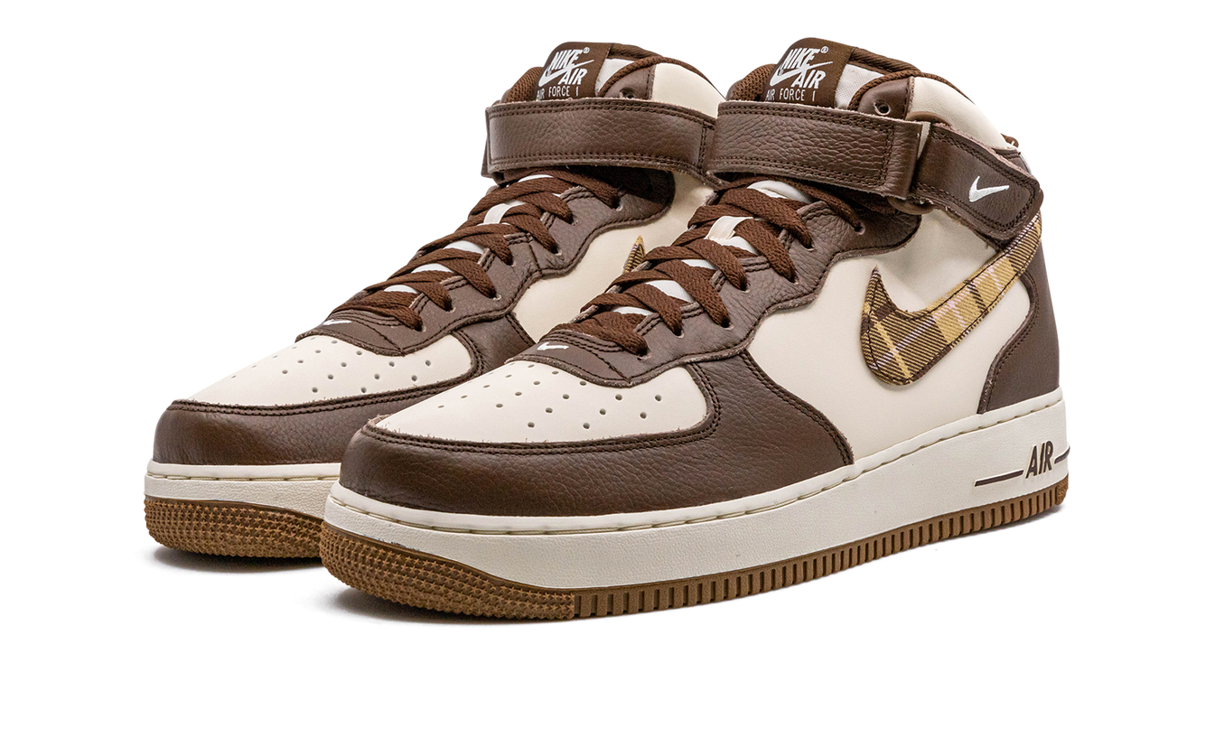 Nike Air Force 1 Mid "Brown Plaid"