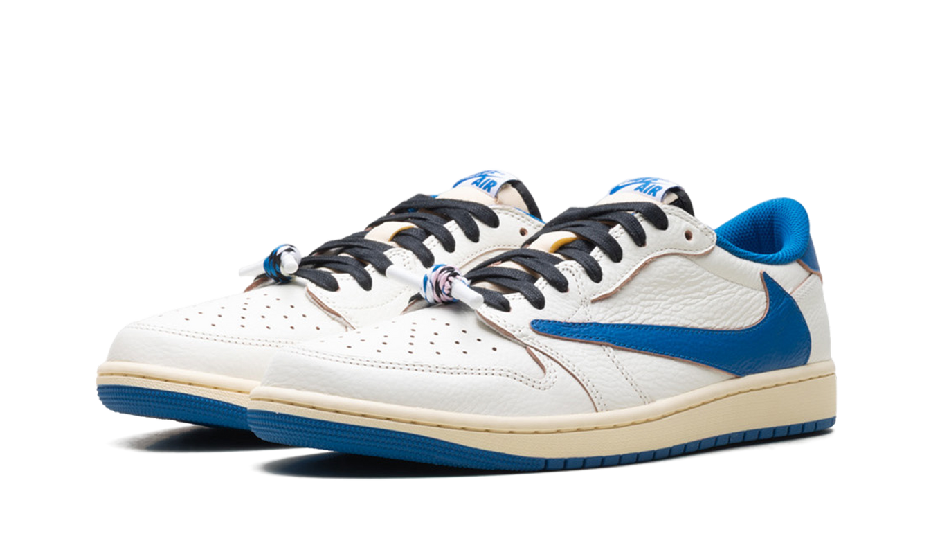 Air Jordan 1 Low Travis Scott Fragment Sail