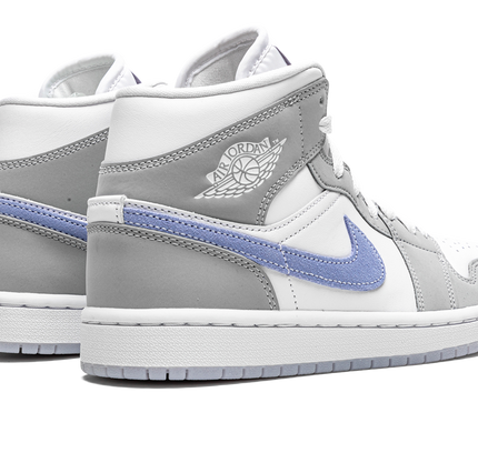 Air Jordan 1 MID WMNS "Grey Blue Aluminium Wolf"
