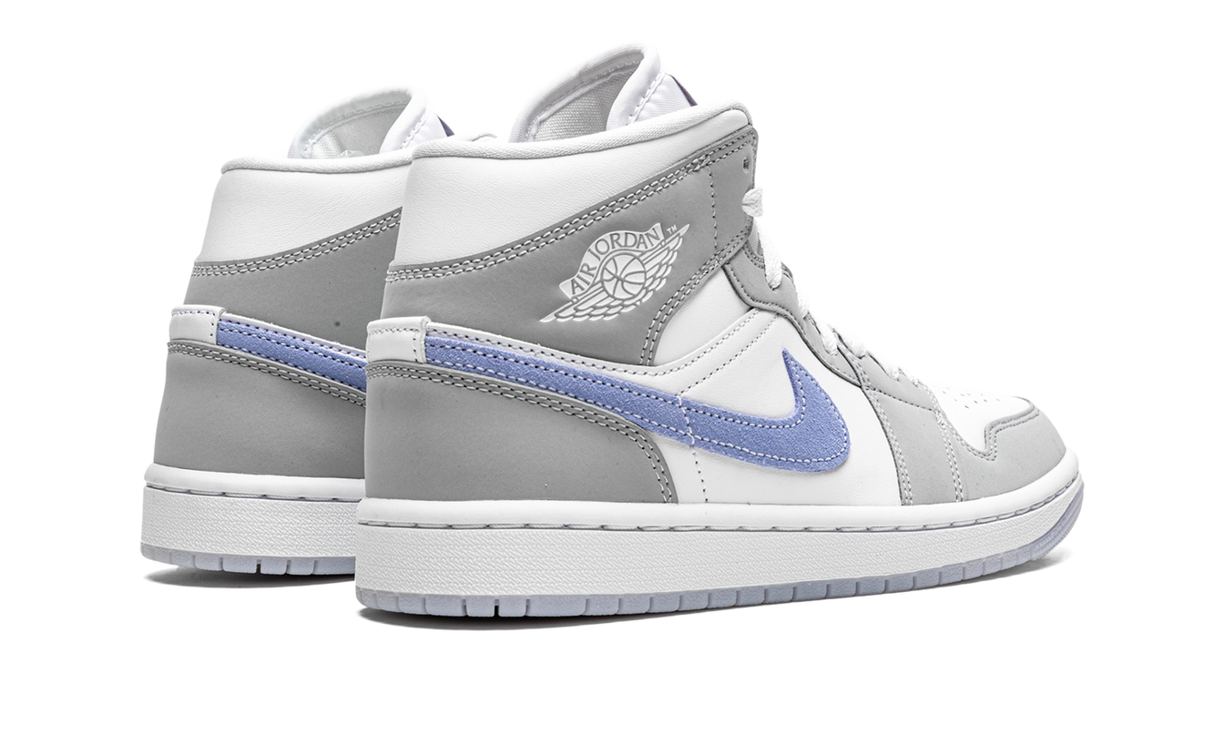 Air Jordan 1 MID WMNS "Grey Blue Aluminium Wolf"