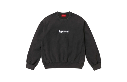 Washed Box Logo Crewneck 