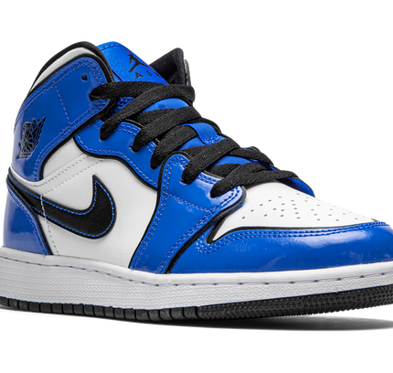 Air Jordan 1 Mid SE GS "Signal Blue"