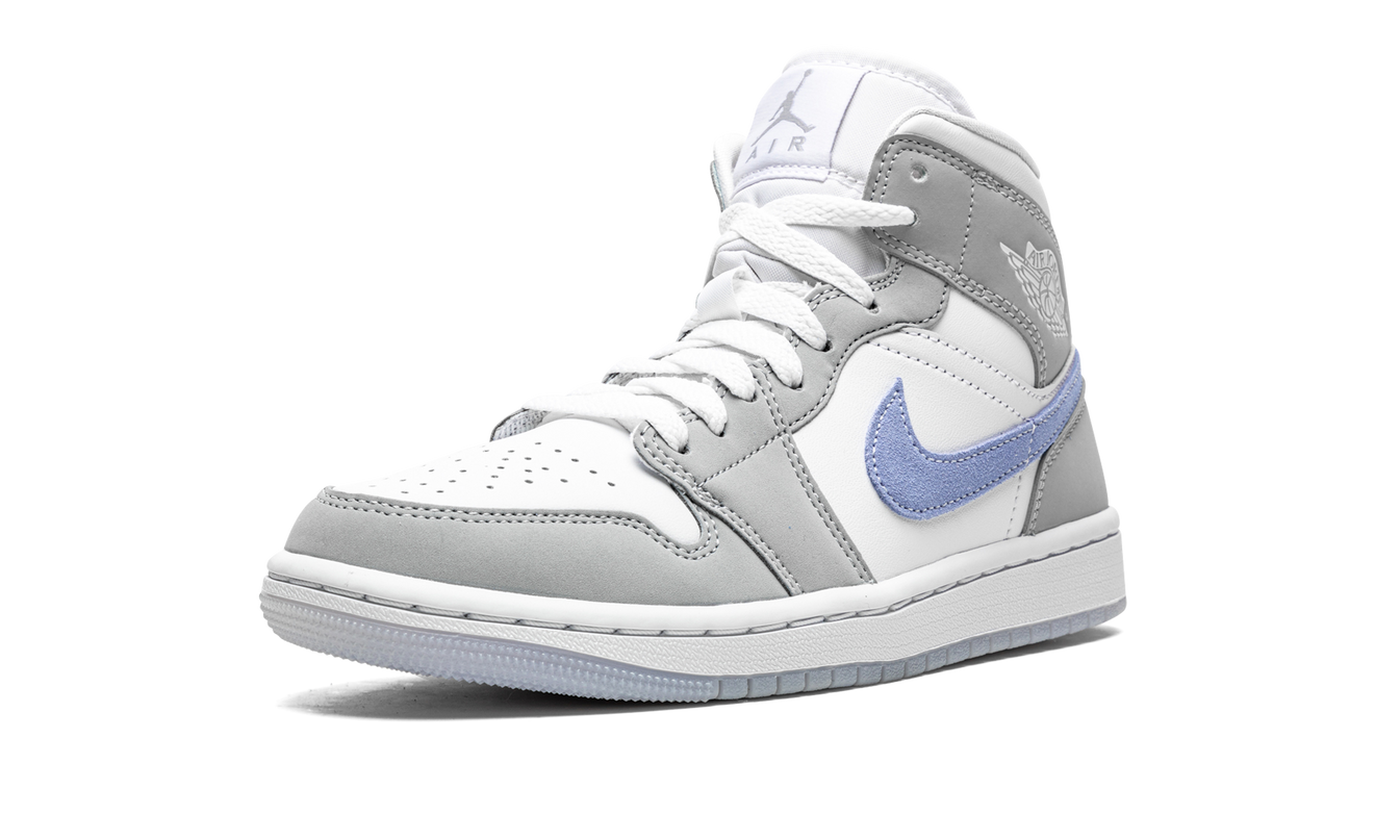 Air Jordan 1 MID WMNS "Grey Blue Aluminium Wolf"