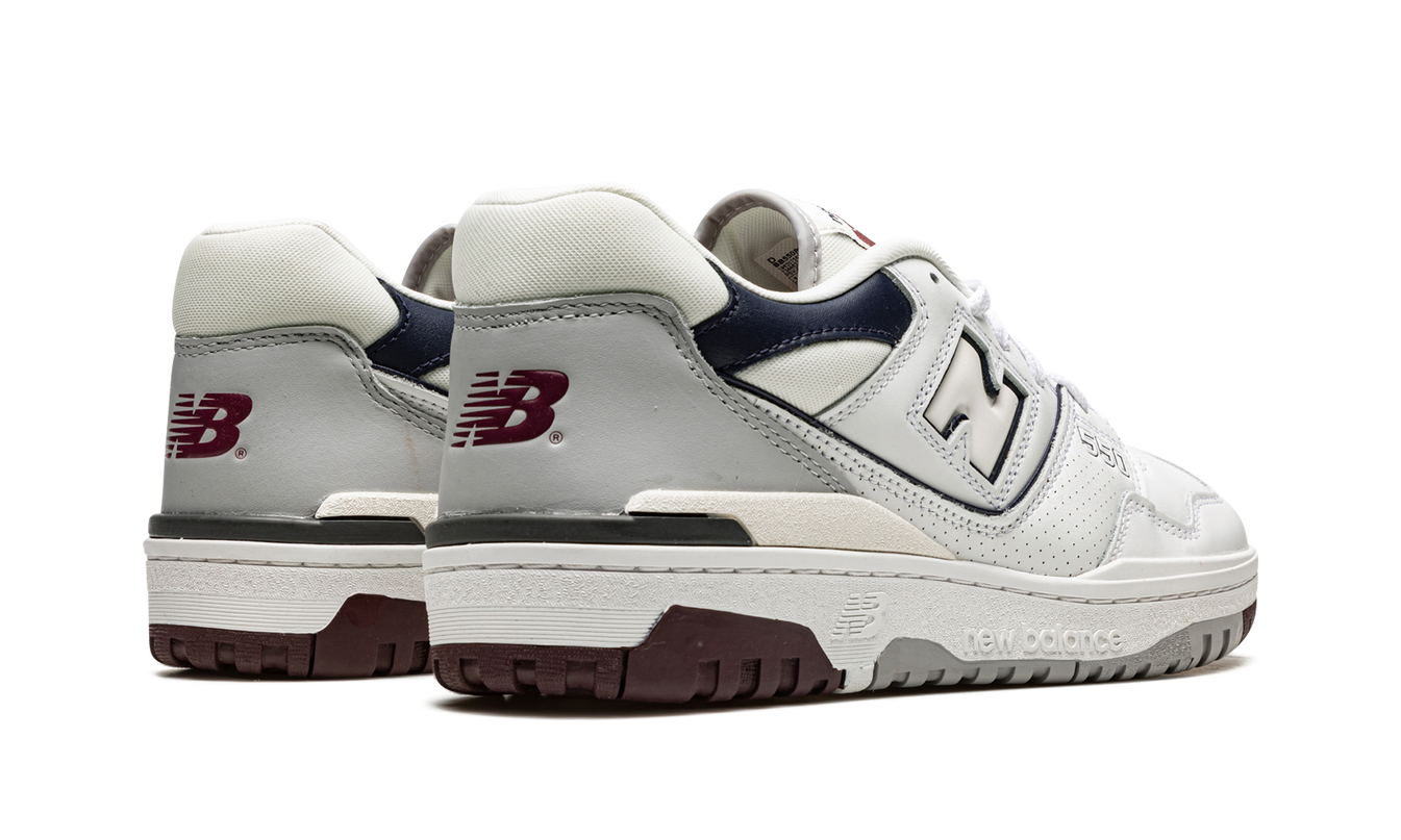 New Balance 550 "White / Indigo / Burgundy"