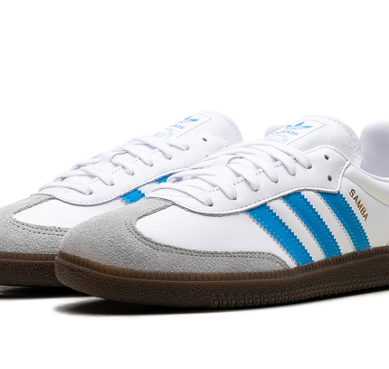 Adidas Samba OG "White Shock Cyan"