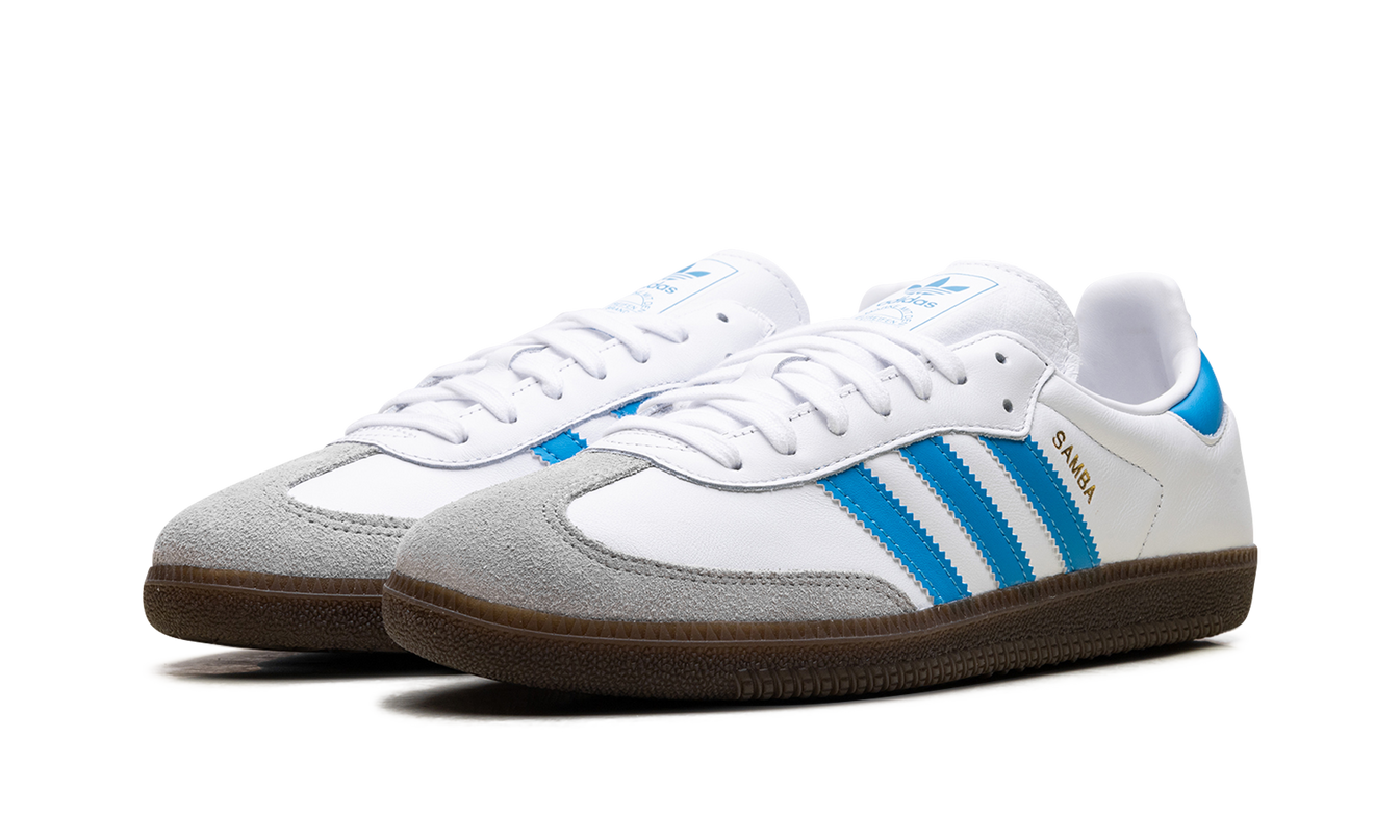 Adidas Samba OG "White Shock Cyan"