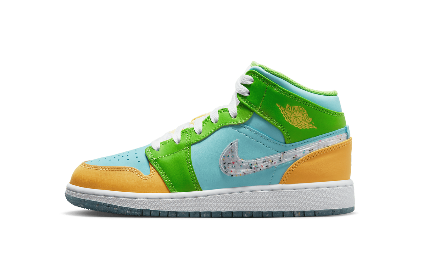 Air Jordan 1 Mid SE GS "Recycled Grin"