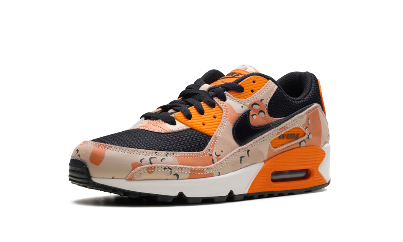 Nike Air Max 90 Premium "Bio Beige / Safety Orange / Phantom / Black"