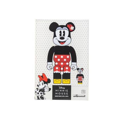 Disney Minnie Mouse Bearbrick "100% and 400%"
