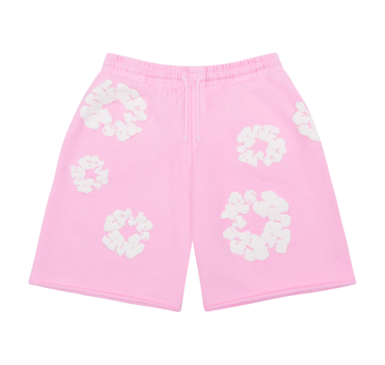 Denim Tears The Cotton Wreath Sweat Shorts "Powder Pink"