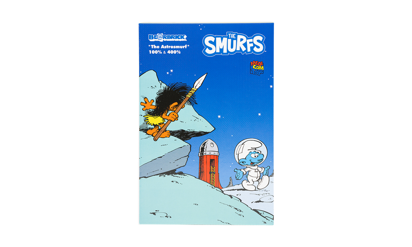 Bearbrick x The Smurfs (The Astrosmurf) "100% & 400% Set"