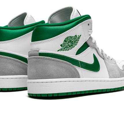 Air Jordan 1 Mid SE "Grey / Pine Green / White"