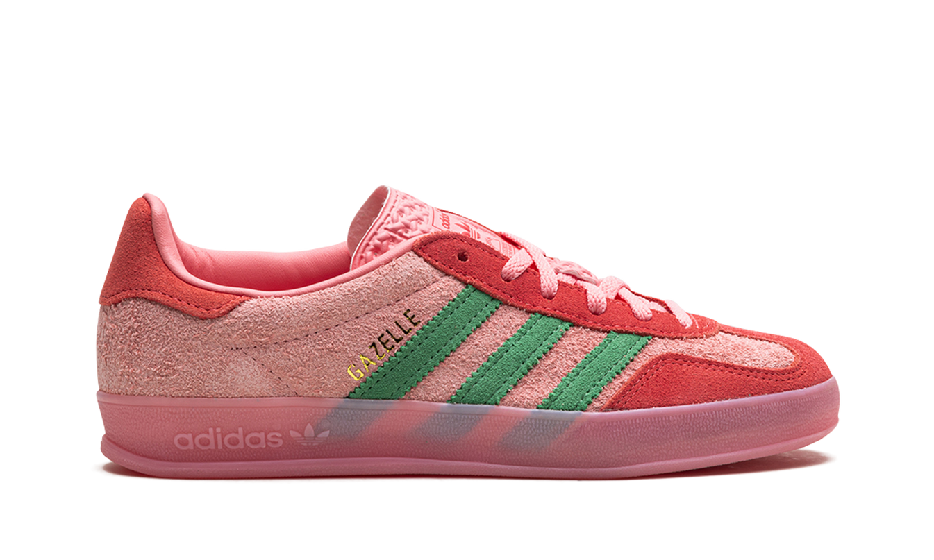 Adidas Gazelle Indoor WMNS "Semi Pink Spark Preloved Scarlet"