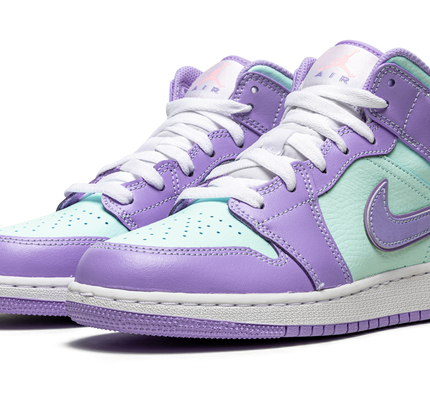 Air Jordan 1 Mid GS "Purple Pulse / Arctic Punch"