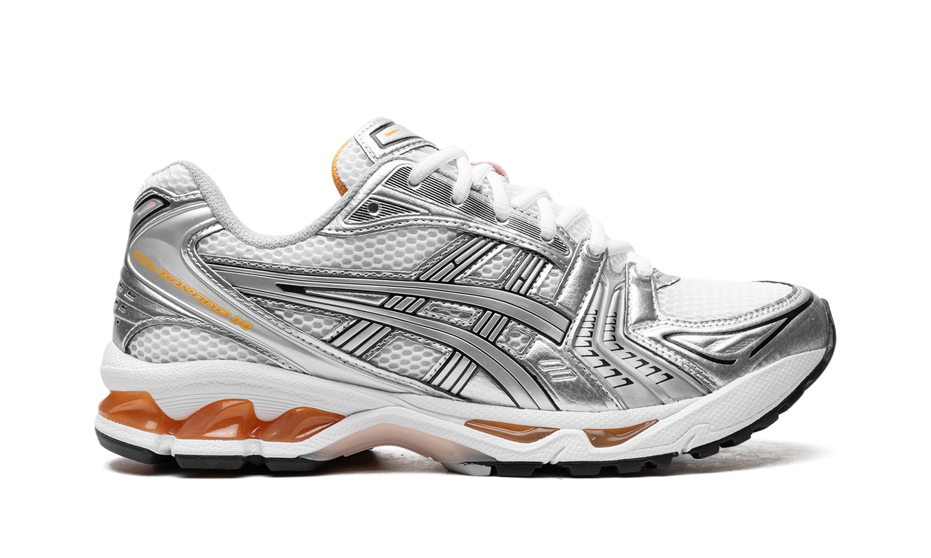 Gel Kayano 14 "Weiß Reines Silber Orange"