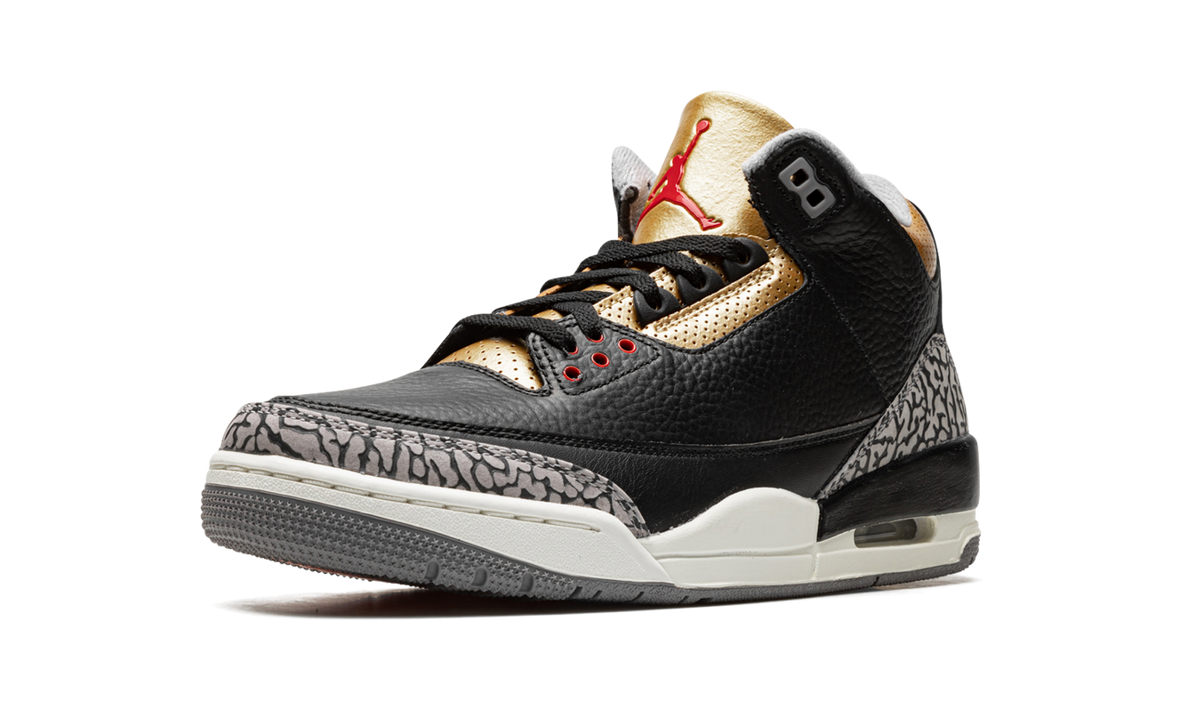 Air Jordan 3 WMNS "Black Cement Gold"