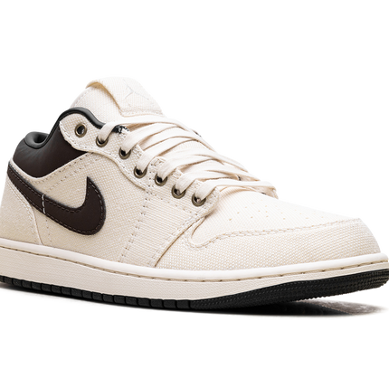 Air Jordan 1 Low Premium "Pale Ivory Baroque Brown"