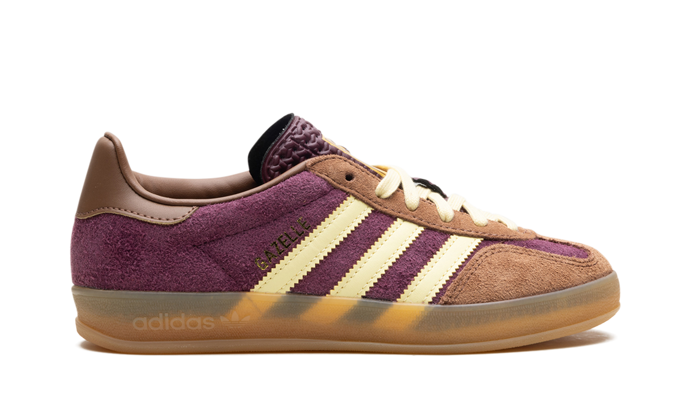 Adidas Gazelle Indoor "Maroon Almost Yellow"