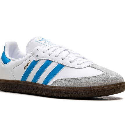 Adidas Samba OG "White Shock Cyan"