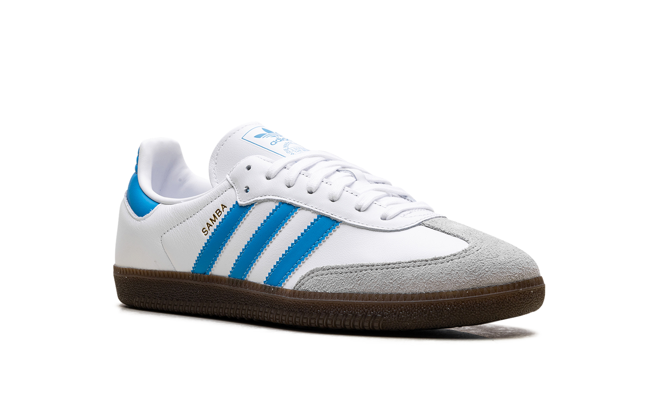 Adidas Samba OG "White Shock Cyan"