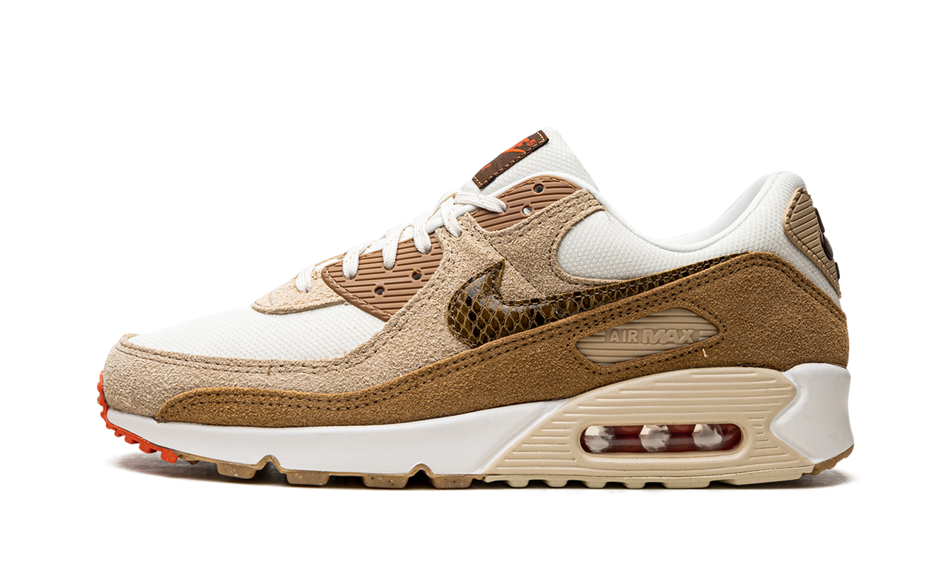 Nike Air Max 90 WMNS "Pale Ivory Snakeskin Swoosh"