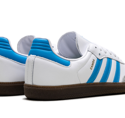 Adidas Samba OG "White Shock Cyan"