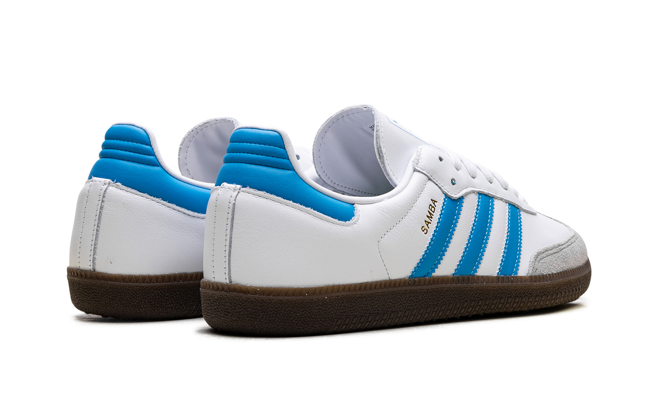 Adidas Samba OG "White Shock Cyan"
