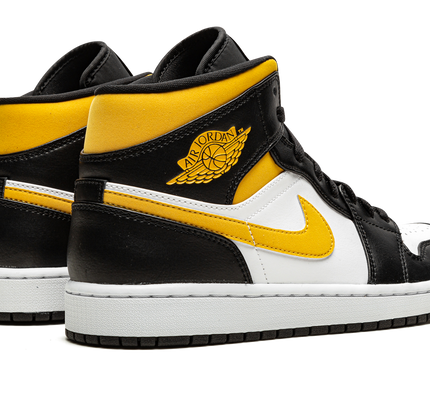 Air Jordan 1 Mid "White / Pollen / Black"