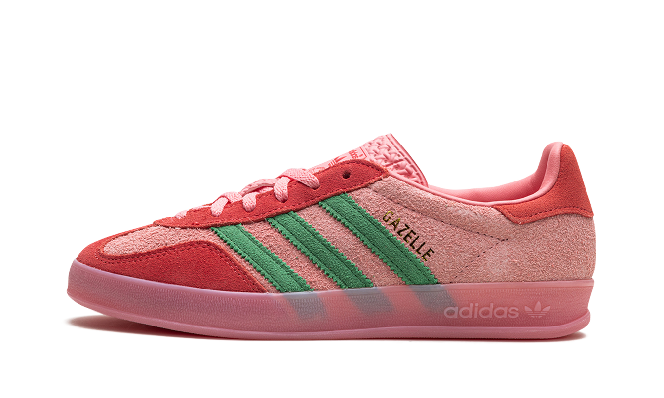 Adidas Gazelle Indoor WMNS "Semi Pink Spark Preloved Scarlet"