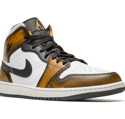 Air Jordan 1 Mid SE "Orange Wear Away"