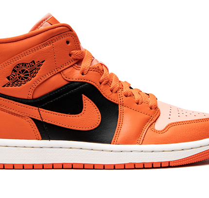 Air Jordan 1 MID SE WMNS "Orange / Black"