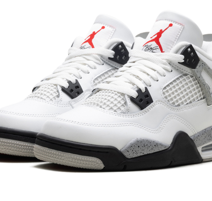 Air Jordan 4 Retro GS "White Cement"
