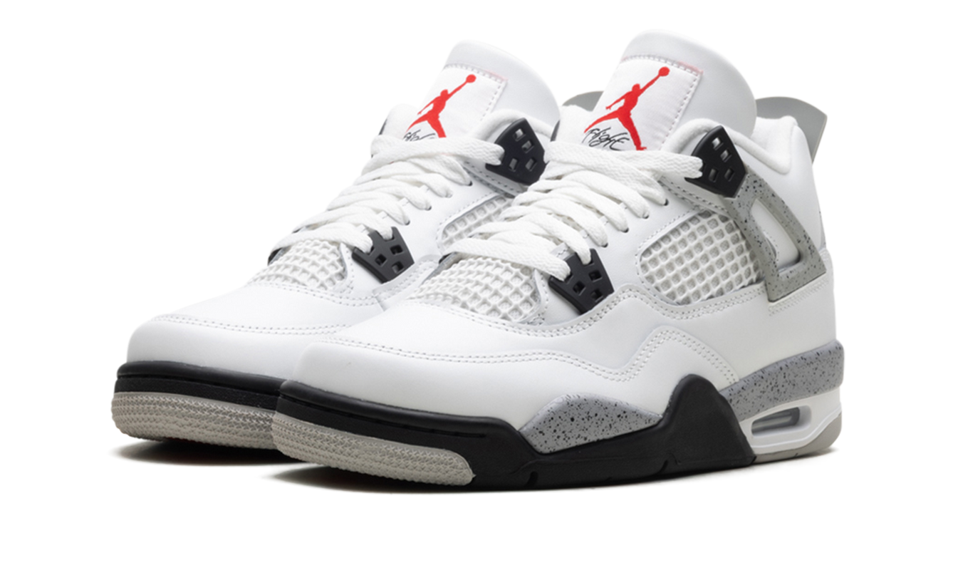 Air Jordan 4 Retro GS "White Cement"