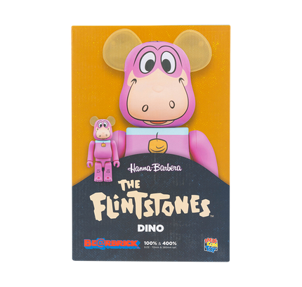 Bearbrick The Flintstones Dino "100% & 400% Set"