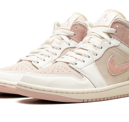 Air Jordan 1 Mid SE WMNS "Coconut Milk / Legend Pink"