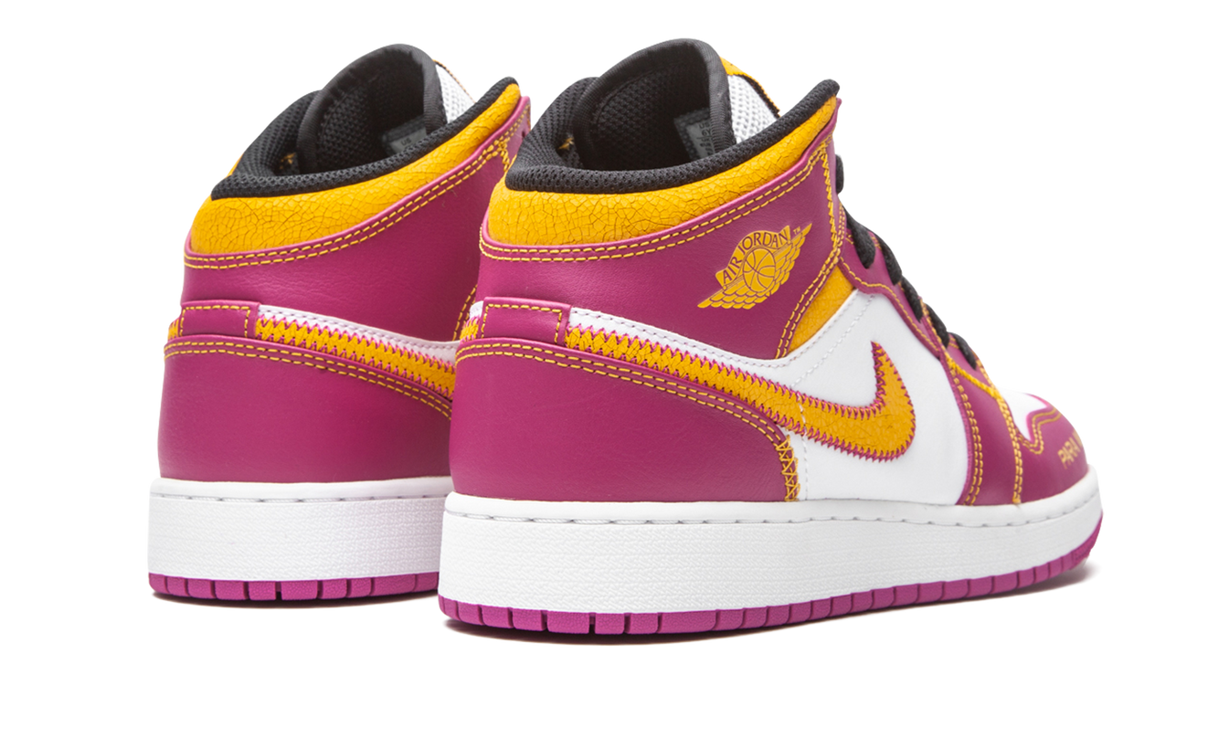 Air Jordan 1 Mid DOD GS "Day of the Dead"