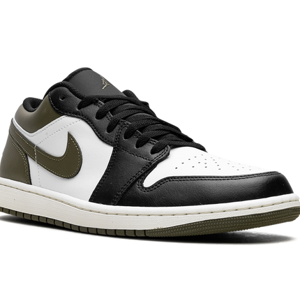 Air Jordan 1 Low "Black Toe Medium Olive"