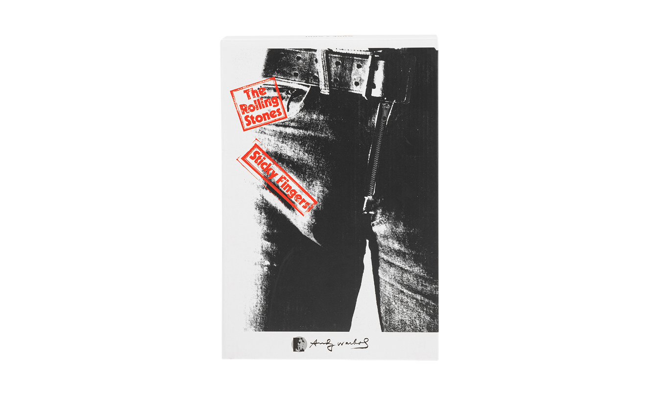 Bearbrick Andy Warhol "The Rolling Stones - Sticky Fingers 100% 400%"