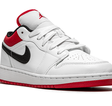 Air Jordan 1 Low GS "White / Gym Red"