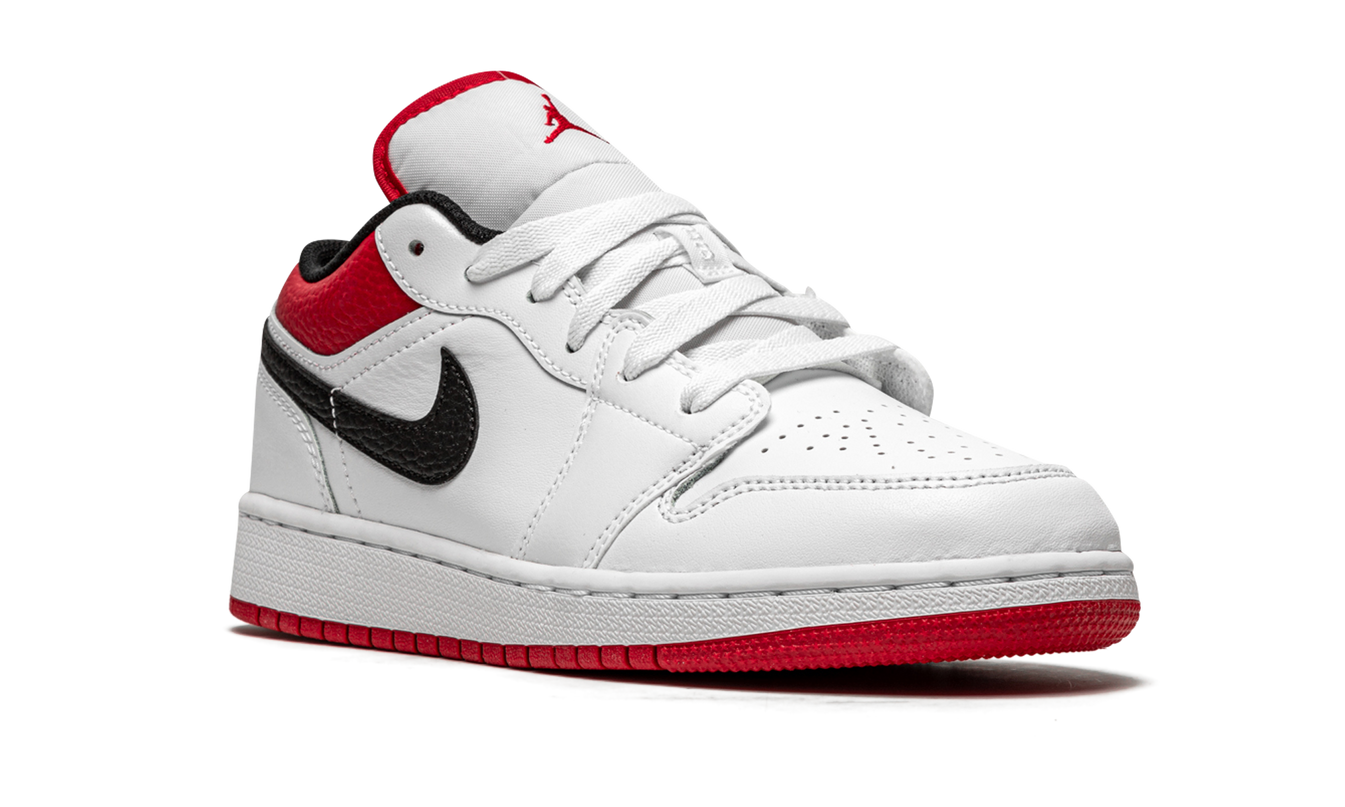 Air Jordan 1 Low GS "White / Gym Red"