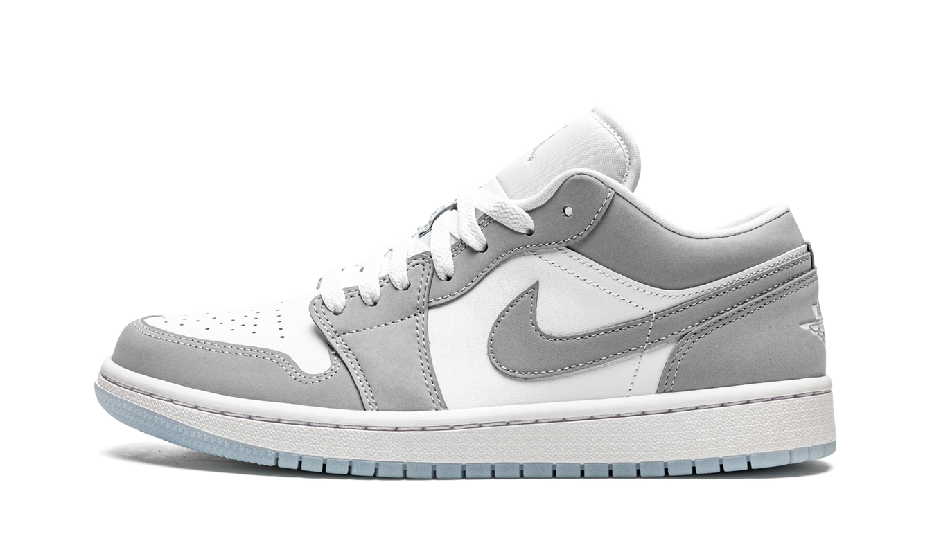 Air Jordan 1 LOW WMNS "White / Wolf Grey"