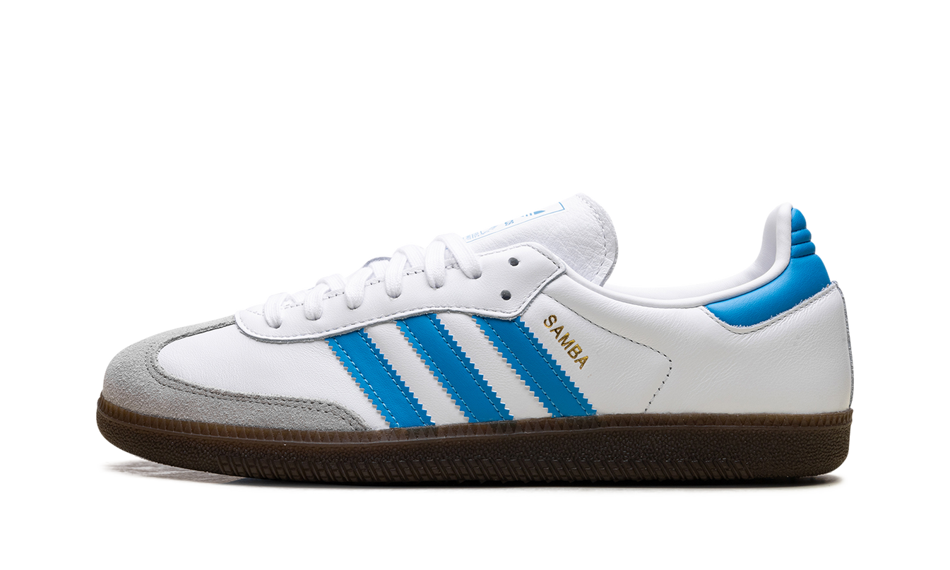 Adidas Samba OG "White Shock Cyan"