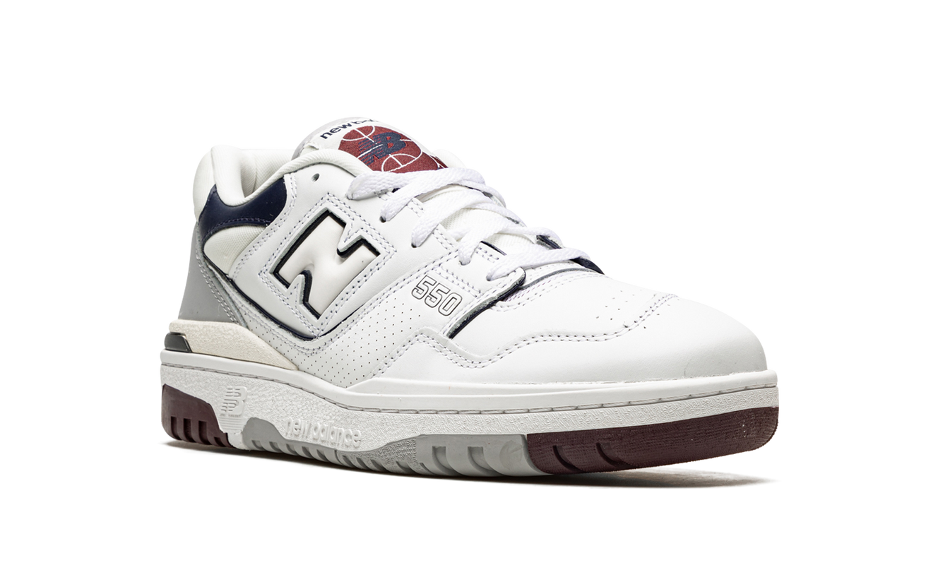 New Balance 550 "White / Indigo / Burgundy"
