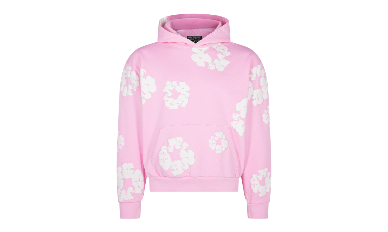 Das Baumwollkranz-Sweatshirt „Puderrosa“