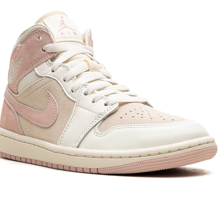 Air Jordan 1 Mid SE WMNS "Coconut Milk / Legend Pink"