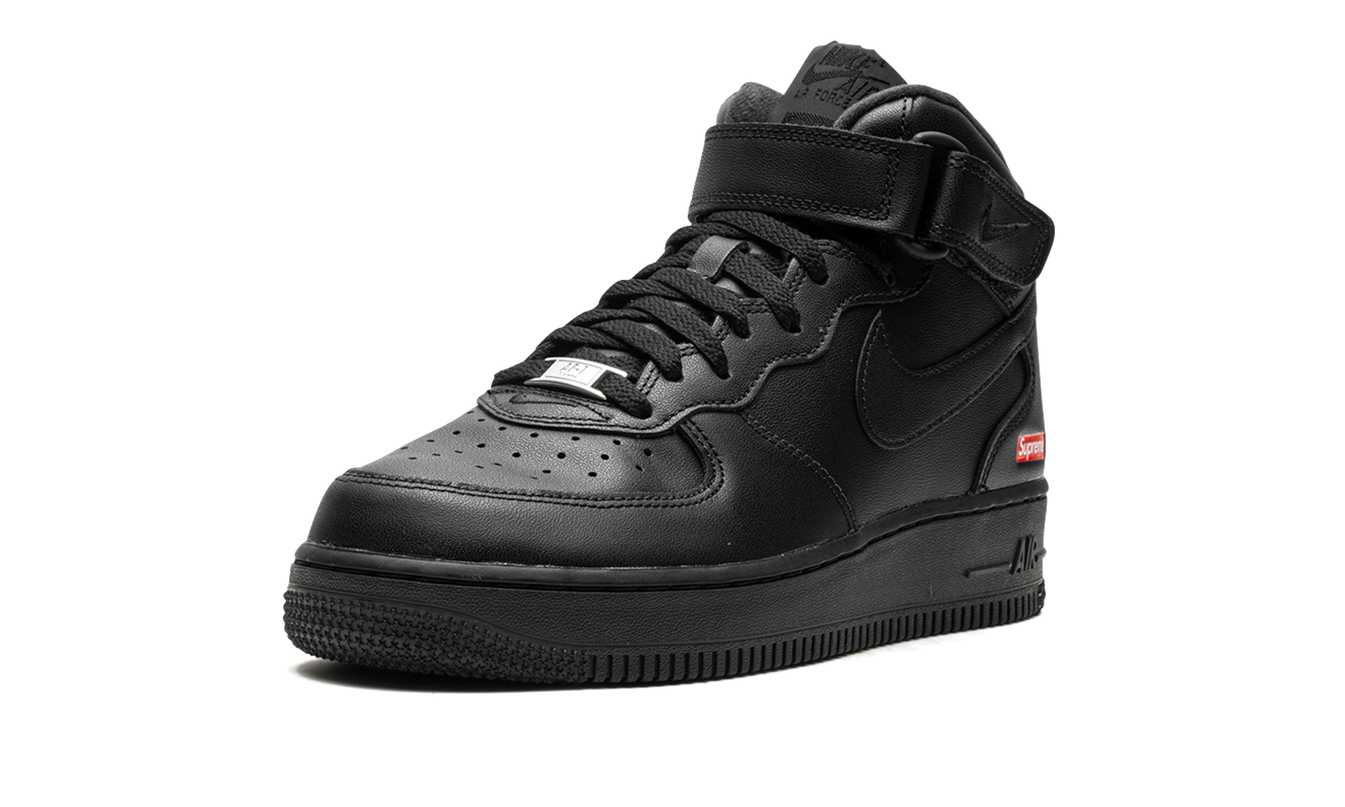 Nike Air Force 1 Mid "Supreme - Mini Box Logo Black"