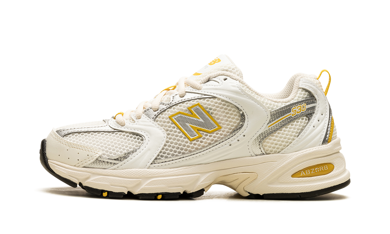 New Balance 530 "Sea Salt / White / Ginger Lemon / Silver Metallic"