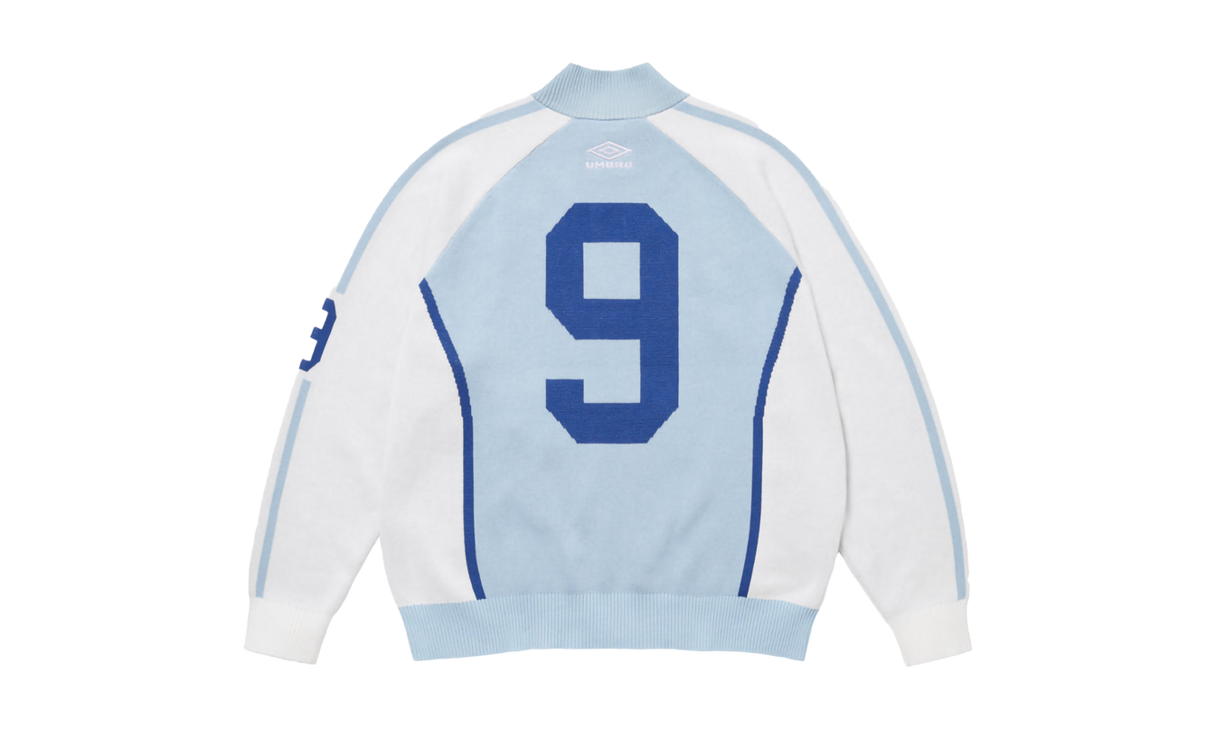 Supreme Umbro® Zip Up Sweater "SS 25 -Light Blue"